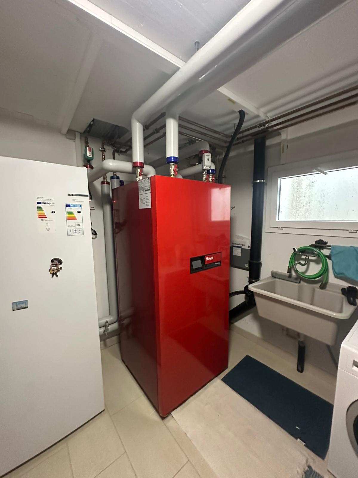 Installation pompe à chaleur à Meyrin - Littoral Energie